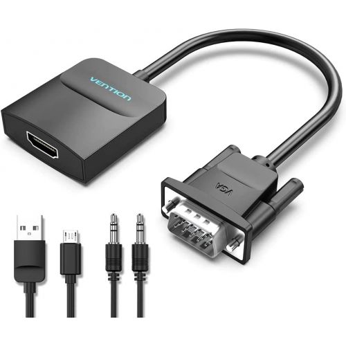 голяма снимка на Vention Adapter VGA to HDMI with sound Active ACNBB