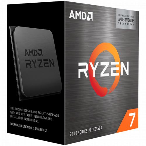 голяма снимка на AMD Ryzen 7 5800X3D 4.5GHz 96MB 105W AM4 Box