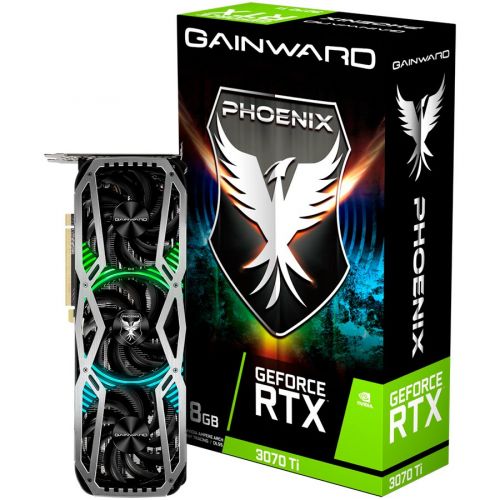 голяма снимка на Gainward GeForce RTX 3070Ti Phoenix 8GB GDDR6X NED307T019P2-1046X
