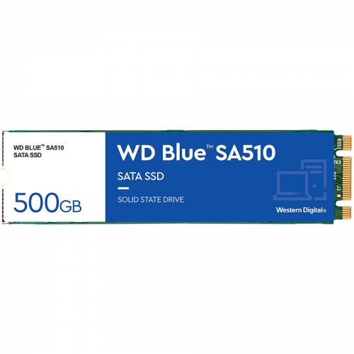голяма снимка на Western Digital Blue M.2 500GB SATA WDS500G3B0B