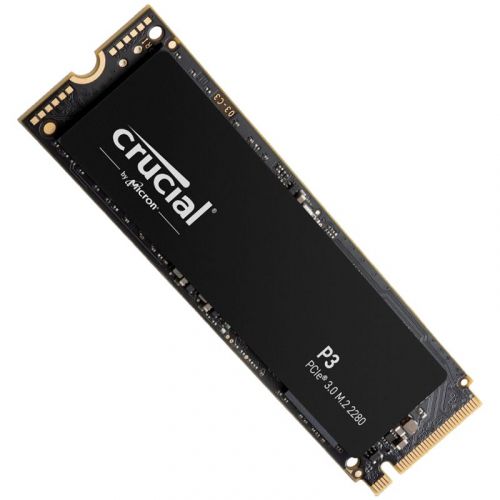 голяма снимка на Crucial P3 500GB M.2 2280 PCIE 3D NAND CT500P3SSD8