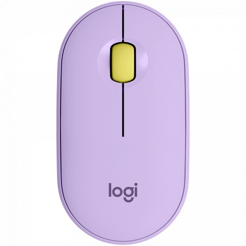 голяма снимка на Logitech Pebble M350 Wireless Mouse LAVENDER LEMONADE 910-006752