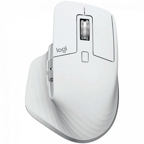 голяма снимка на Logitech MX Master 3S For Mac Performance Wireless Mouse PALE GREY 910-006572