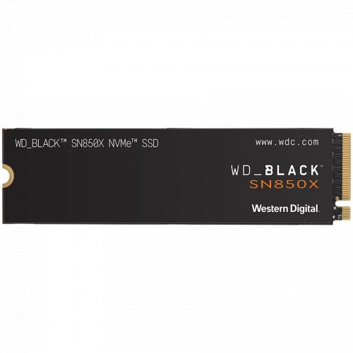 голяма снимка на WD Black SN850X 1TB M.2 2280 PCIe Gen4 x4 NVMe WDS100T2X0E
