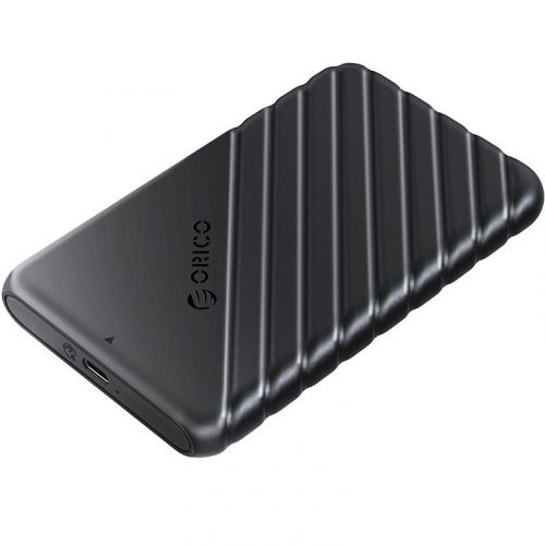 голяма снимка на Orico Storage Case 2.5 inch TYPE C Black 25PW1-C3-BK-EP