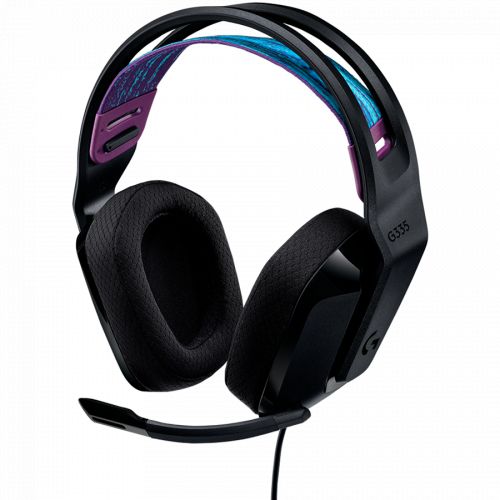 голяма снимка на LOGITECH G335 Wired Gaming Headset BLACK 981-000978