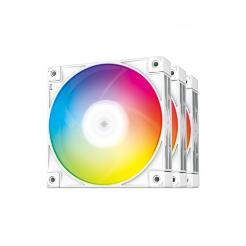 голяма снимка на DeepCool Fan Pack 3-in-1 FC120 White Addressable RGB