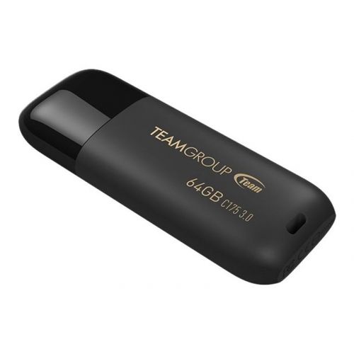 голяма снимка на TEAM C175 64GB USB3 BLACK