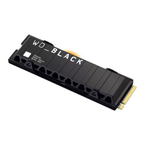голяма снимка на WD Black SN850X HeatSink 1TB M.2 2280 PCIe Gen4 x4 NVMe WDS100T2XHE