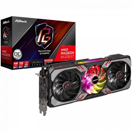 голяма снимка на Asrock RX 6700 XT Phantom Gaming D 12GB OC GDDR6 outlet