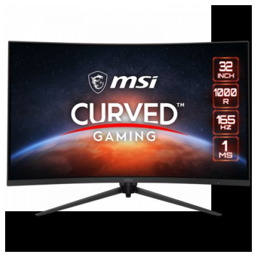 голяма снимка на MSI Optix G321CQP Curved Gaming Monitor 31.5 165Hz 2560x1440 16:9