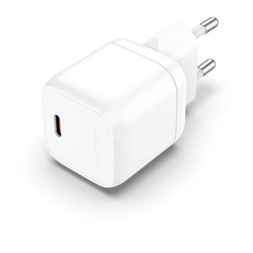 голяма снимка на Vention Charger Wall GaN USB Type-C 65W White FAKW0-EU