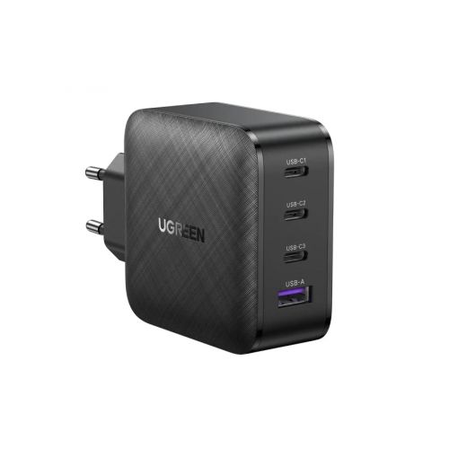 голяма снимка на Ugreen Charger Wall 65W GaN CD224 1 x USB-A 3 x Type-C 70774