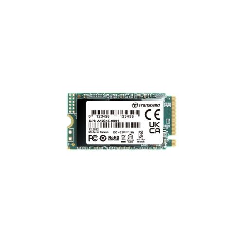 голяма снимка на Transcend 1TB M.2 2242PCIe Gen3x4 NVMe 3D TLC TS1TMTE400S