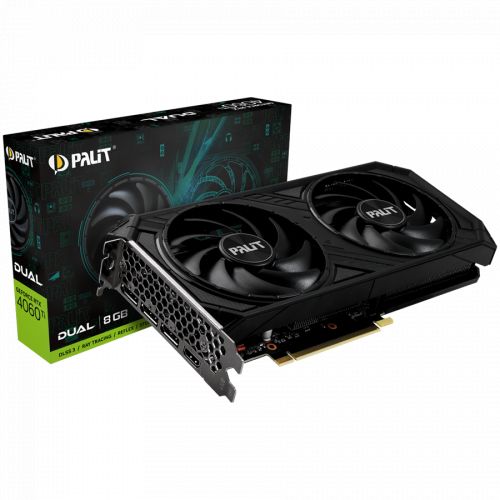 голяма снимка на Palit RTX 4060 Ti Dual 8GB GDDR6