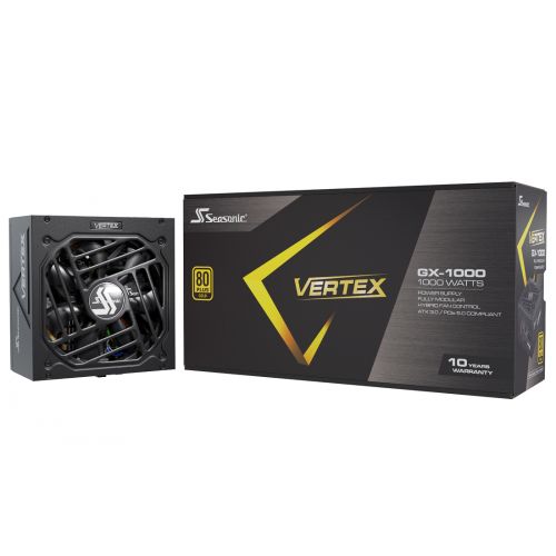 голяма снимка на PSU SEASONIC VERTEX GX-1000 GOLD