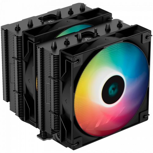 голяма снимка на DeepCool AG620 BK ARGB 2x120mm ARGB PWM Fan TDP 260W