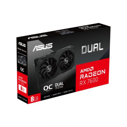 голяма снимка на ASUS DUAL RX 7600 OC 8GB V2