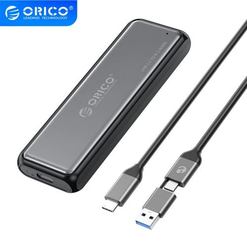 голяма снимка на Orico Storage Case M.2 NVMe SATA M B key USB3.1 Type-C Gen.2 10Gbps DDNV-C3-G2-BK-BP