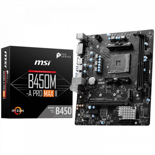 голяма снимка на MSI B450M-A PRO MAX II AM4