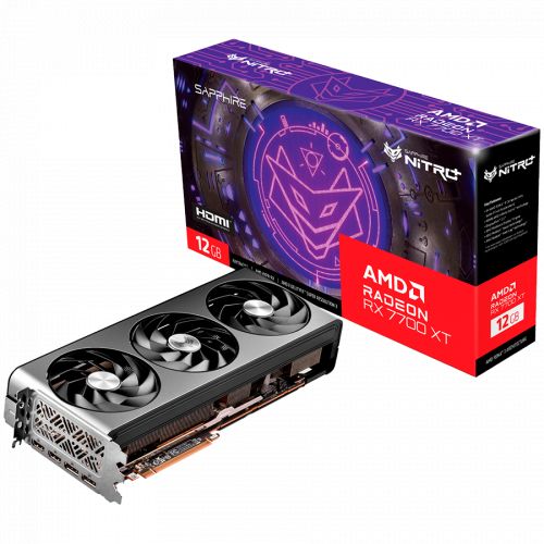 голяма снимка на SAPPHIRE NITRO+ RX 7700 XT GAMING OC 12GB GDDR6