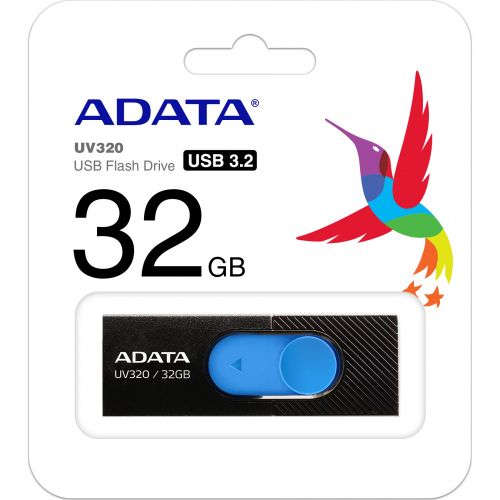 голяма снимка на 32GB USB UV320 ADATA BLACK