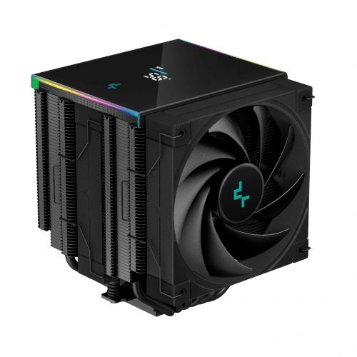 голяма снимка на DeepCool AK620 Digital CPU Cooler Black Dual Tower ARGB