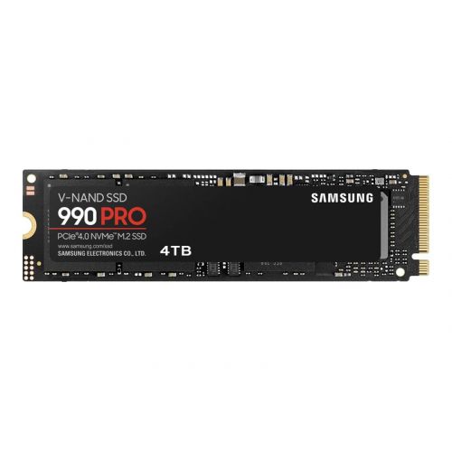 голяма снимка на Samsung SSD 990 PRO 4TB PCIe 4.0 M.2 V-NAND MZ-V9P4T0BW