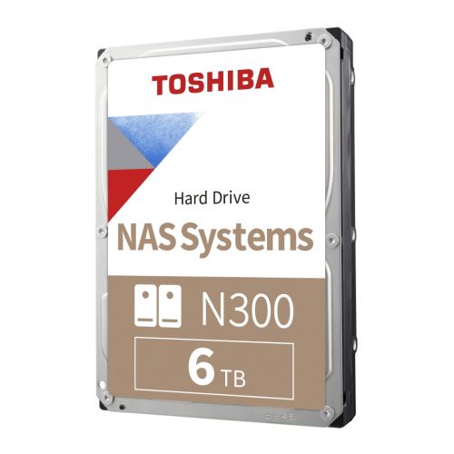 голяма снимка на Toshiba N300 6TB 3.5in 256MB 7200 RPM SATA HDWG460EZSTAU