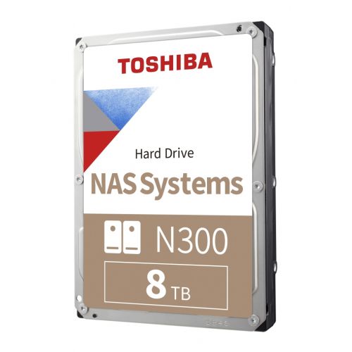 голяма снимка на Toshiba N300 8TB 3.5in 256MB 7200 RPM SATA HDWG480EZSTAU