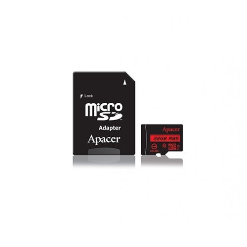 голяма снимка на Apacer 32GB MicroSDHC UHS-I U1 Class10 AP32GMCSH10U5-R