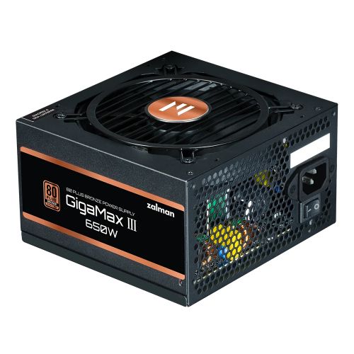 голяма снимка на Zalman PSU GigaMax III ATX 3.0 650W Bronze ZM650-GV3