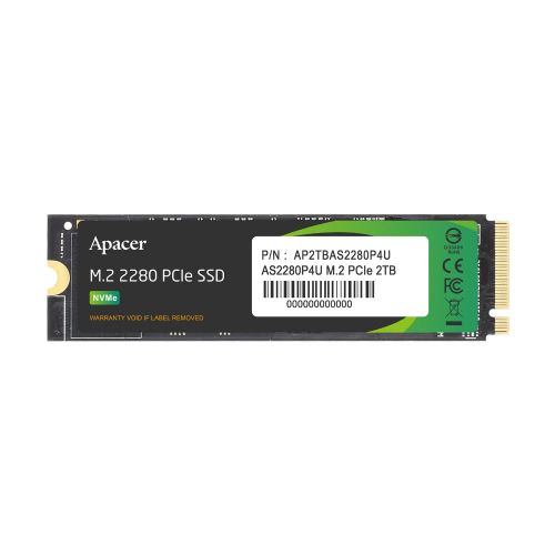 голяма снимка на Apacer SSD AS2280P4U M.2 PCIe 256GB AP256GAS2280P4U-1