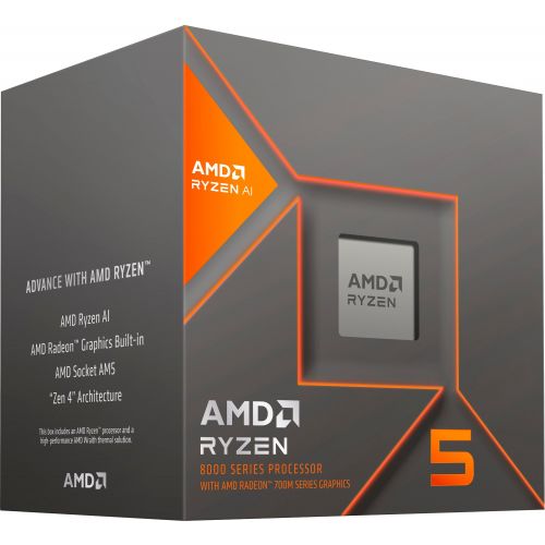 голяма снимка на AMD Ryzen 5 8600G 5.0GHz 22MB 65W AM5 Box