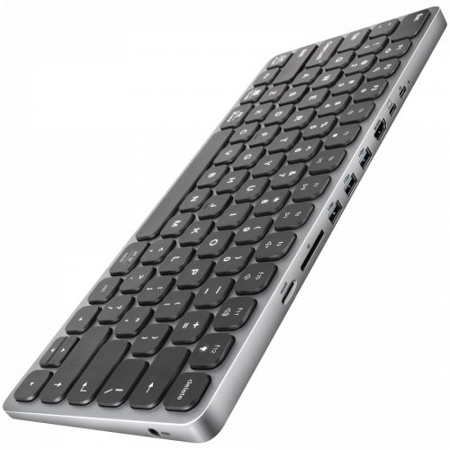 голяма снимка на AXAGON HMC-KB keyboard USB-C 5Gbps HUB