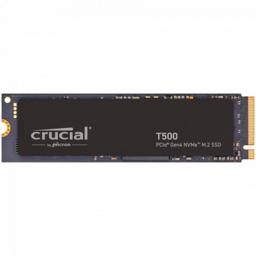 голяма снимка на Crucial SSD Crucial T500 2TB PCIe Gen4 NVMe M.2 CT2000T500SSD8