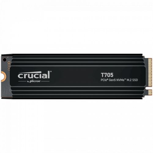 голяма снимка на Crucial T705 1TB PCIe Gen5 NVMe M.2 SSD CT1000T705SSD3