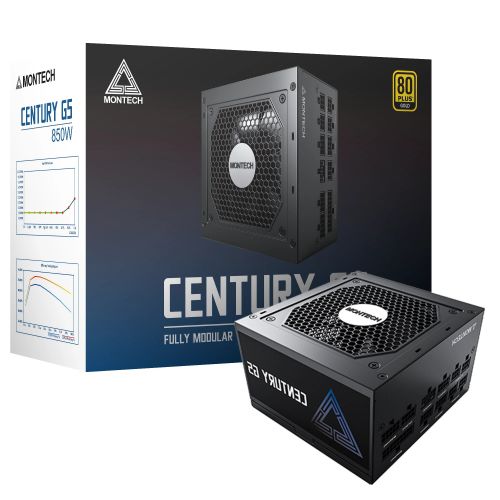 голяма снимка на Montech CENTURY G5 850 PSU ATX3.0 Gold Full Modular