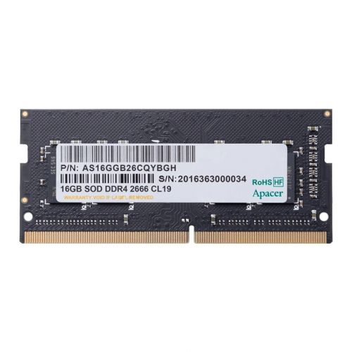 голяма снимка на Apacer 16GB Notebook Memory DDR4 SODIMM 2666MHz