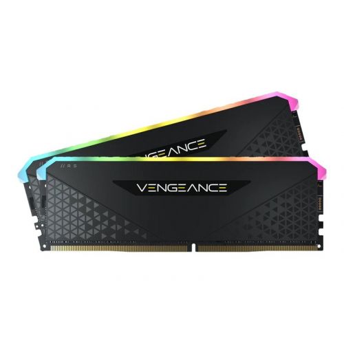 голяма снимка на CORSAIR Vengeance RGB DDR4 2x8 GB 3200 MHz CMG16GX4M2E3200C16