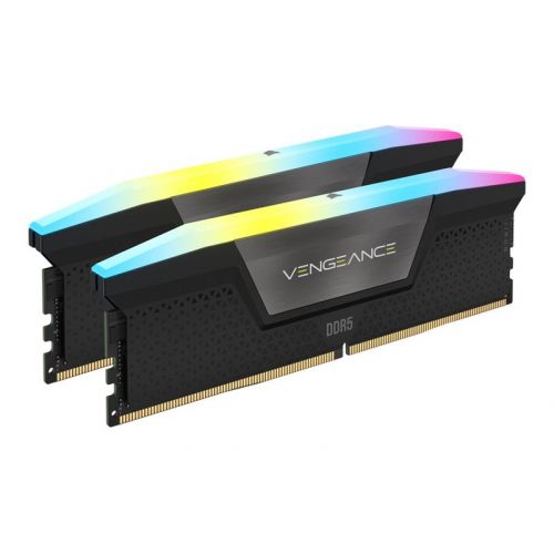 голяма снимка на CORSAIR RAM Vengeance RGB 2x16 GB DDR5 6000 CL36 CMH32GX5M2D6000C36