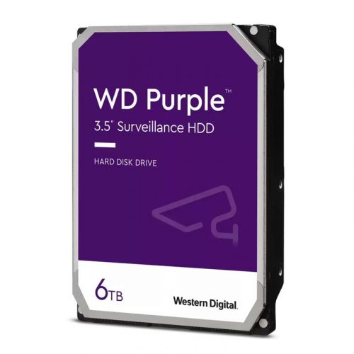 голяма снимка на WD Hard Drive Purple 6TB 3.5 WD64PURZ