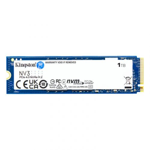 голяма снимка на Kingston SSD 1000GB M.2 2280 PCIe 4.0 x4 NVMe SNV3S/1000G