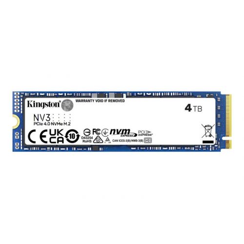 голяма снимка на Kingston NV3 SSD 4TB PCIe 4.0 x4 NVMe SNV3S/4000G