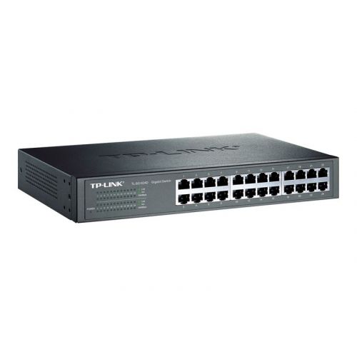 голяма снимка на Switch TP-Link 24-port Gigabit Desktop Rachmount 10/100/1000M RJ45 TL-SG1024D