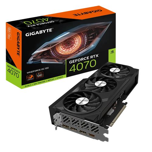 голяма снимка на Gigabyte RTX 4070 WINDFORCE OC 12GB