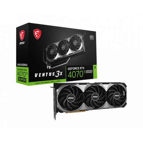 голяма снимка на MSI RTX 4070TI SUPER 16GB VENTUS 3X OC