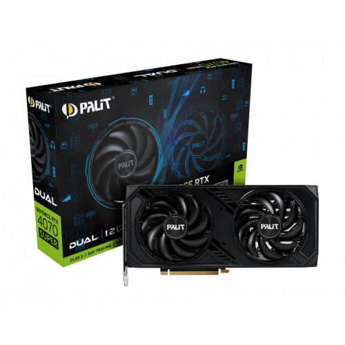 голяма снимка на PALIT RTX 4070 SUPER DUAL 12GB