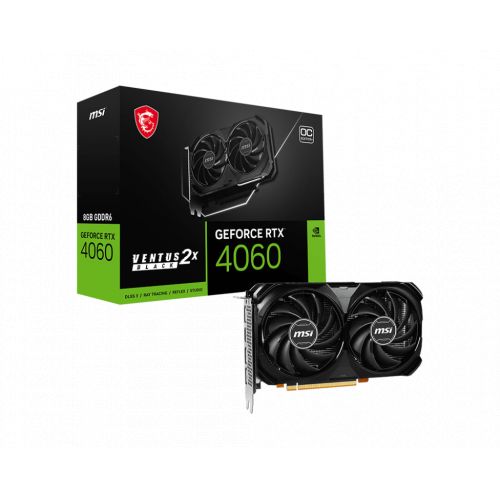 голяма снимка на MSI RTX 4060 VENTUS 2X Black 8GB