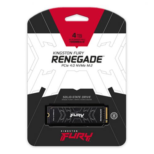 голяма снимка на KINGSTON FURY Renegade 4TB SFYRD/4000G M.2 PCIe